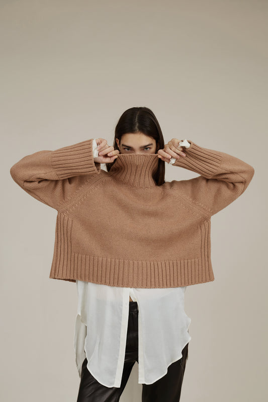 PHOEBE TURTLEECK CASHMERE SWEATER