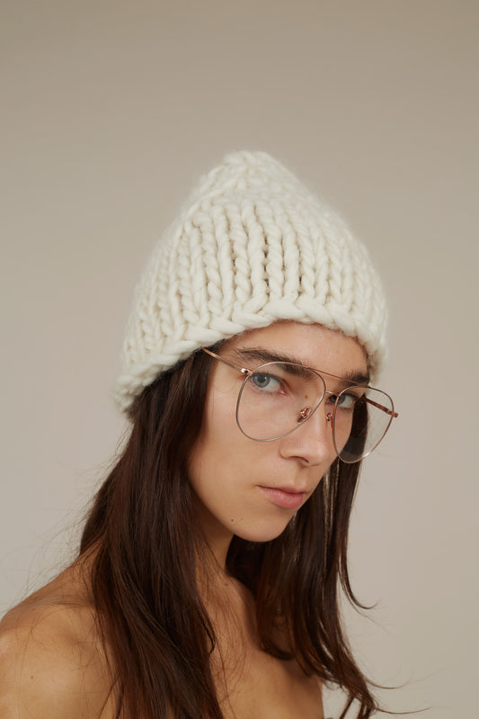 ZOO HAND KNIT WOOL BEANIE